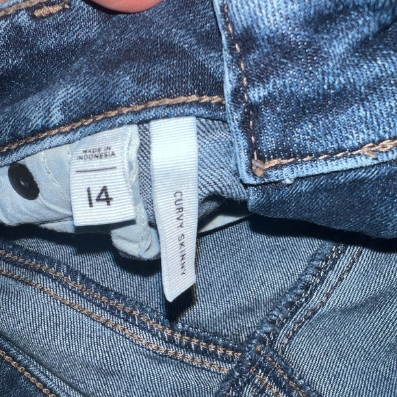 LOFT Women's Skinny Jeans - Dark Blue - Picture 3 of 3